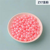 3-10mm Pearl DIY Plastic Beads for Jewelry Making 23 No Holes