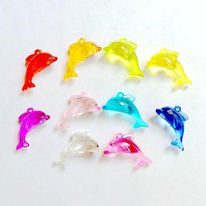 10pcs Dolphin Pendant Toy DIY Necklace Small Jewelry Material
