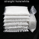 3-20MM Round Pearls Ivory/White ABS Beads Jewelry Making