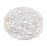 3-20MM Round Pearls Ivory/White ABS Beads Jewelry Making