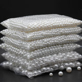 3-20MM Round Pearls Ivory/White ABS Beads Jewelry Making