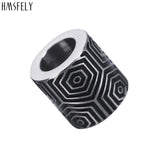 Stainless Steel Honeycomb Beads for Bracelet Making 6mm 8mm Tube Bead