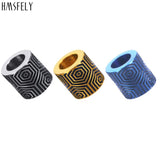 Stainless Steel Honeycomb Beads for Bracelet Making 6mm 8mm Tube Bead
