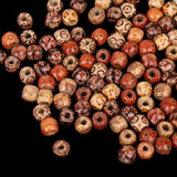 100pcs Wood Round Spacers Loose Beads Necklace Bracelets DIY Craft