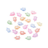 100Pcs Colorful Turtle Acrylic Beads for DIY Jewelry Making