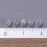 1000pcs 3mm Clear AB Acrylic Beads for Jewelry Making