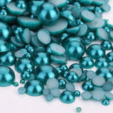 Acrylic Pearl Beads Mix 1000pcs Half Round Flatback for Jewelry DIY