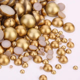 Acrylic Pearl Beads Mix 1000pcs Half Round Flatback for Jewelry DIY