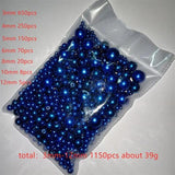 3-12mm Pearl Beads Mix Size 1150pcs Straight Holes Round Plastic Beads