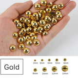 ABS Pearl Beads Flat Back Half Round Stones 2mm-14mm