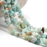 Irregular Size Amazonite Natural Stone Spacer Loose Round 15''