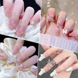 Half Round Pearl Beads Nail Rhinestones For DIY Nail Art Decoration