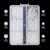 Half Round Pearl Beads Nail Rhinestones For DIY Nail Art Decoration