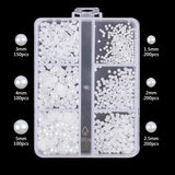 Half Round Pearl Beads Nail Rhinestones For DIY Nail Art Decoration