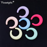 20Pcs Gradient Acrylic Moon Beads For DIY Jewelry Making