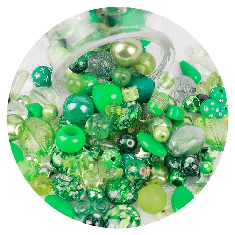 50g Vintage Acrylic Beads DIY Phone Charms Jewelry Making R0134