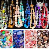 50g Vintage Acrylic Beads DIY Phone Charms Jewelry Making R0134