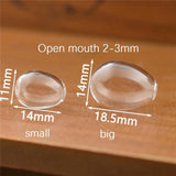 5 Sets Drop Shape Hollow Glass Ball Pendant