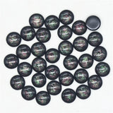 11mm 50PCS Abalone Flatback Buttons|Crafting Beads|Pearl Beads