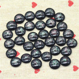 11mm 50PCS Abalone Flatback Buttons|Crafting Beads|Pearl Beads