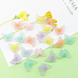 100Pcs Transparent Acrylic Frosted Butterfly Resin DIY Craft Supplies