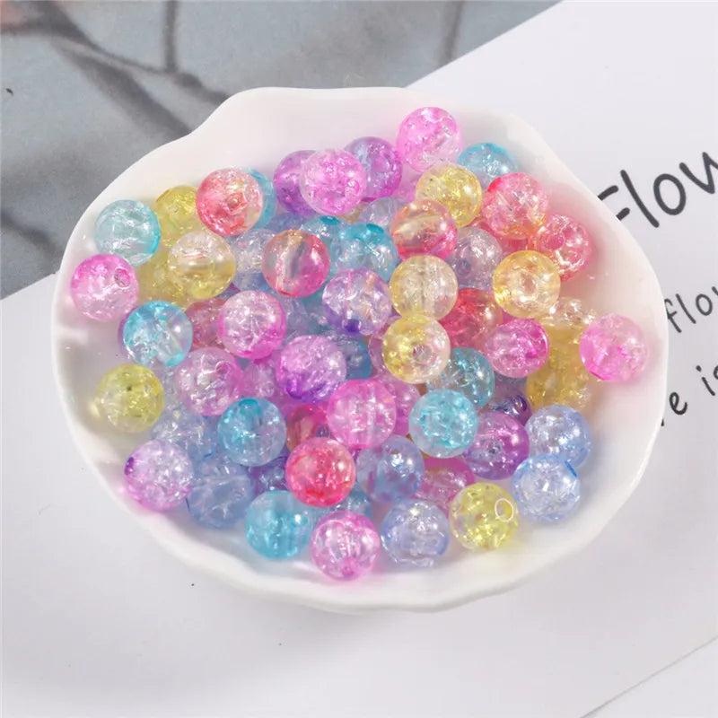 Colorful Round Pearls Beads Size8-12mm For DIY Necklace Jewelry