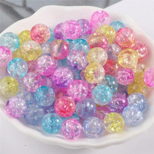 Colorful Round Pearls Beads Size8-12mm For DIY Necklace Jewelry