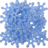 15mm Snowflake Beaded Acrylic Loose Bead Box Decoration DIY Necklace Bracelet