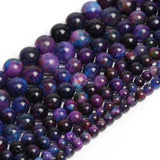 Dark Purple Natural Stone Beads for Jewelry Making 4mm 6mm 8mm 10mm