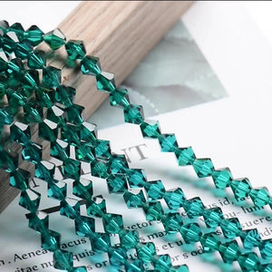 8mm 50pcs Acrylic Faceted Bead In A Bead Beads Jewellery Diy Toys