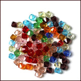 8mm 50pcs Acrylic Faceted Bead In A Bead Beads Jewellery Diy Toys