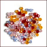 8mm 50pcs Acrylic Faceted Bead In A Bead Beads Jewellery Diy Toys