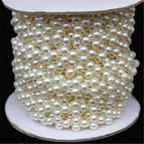 Multi-Size ABS Pearl Beads Chain Trim for DIY Wedding Dress Costume Applique