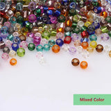 3mm Silver-Lined Glass Czech Spacer Beads DIY Glass Bugle Bead Seed Beads