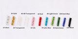 36Pcs/Lot 2.5mm*25mm Czech Twist Bugles Glass Tube Seed Beads