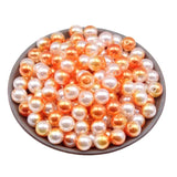 100-500Pcs Round Imitation Pearls Beads DIY Clothing Necklace Bracelet Crafts