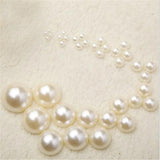 Cream Half Pearl Beads DIY Garment Beads 4-14mm