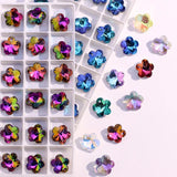 Colored Crystal Plum Pendant 8MM/10MM/14MM Glass Jewelry Stone