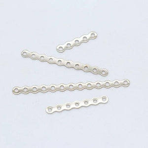 Silver Plated 5Hole 7Hole 10Hole 13Hole Spacer Bars Connectors