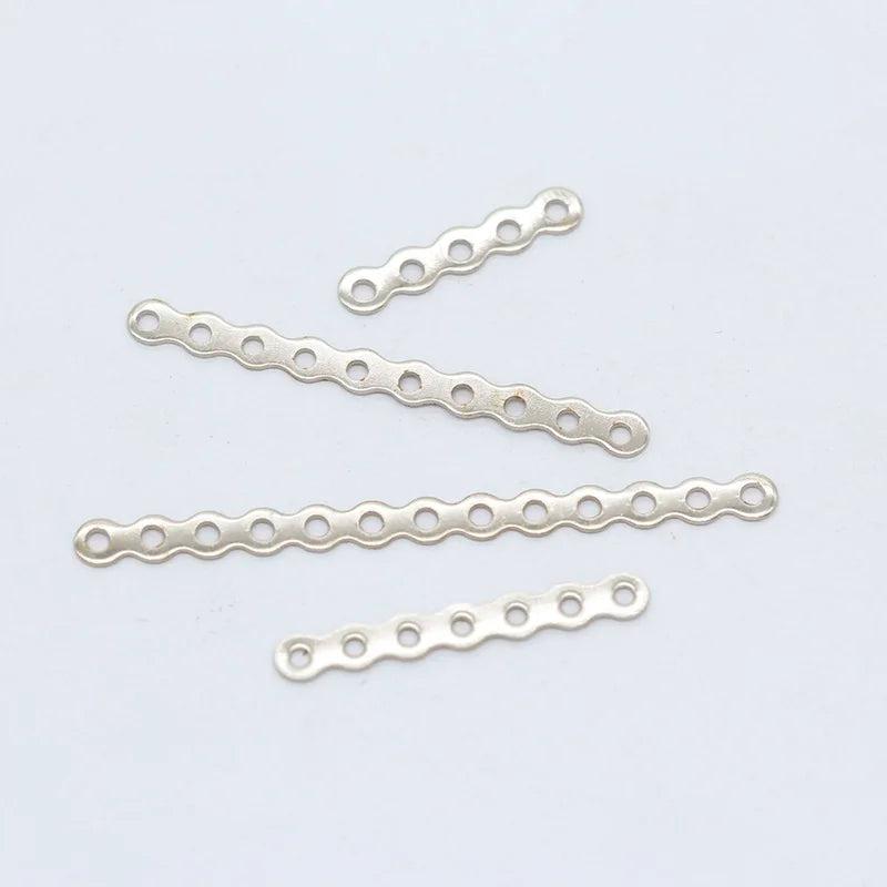 Silver Plated 5Hole 7Hole 10Hole 13Hole Spacer Bars Connectors