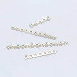 Silver Plated 5Hole 7Hole 10Hole 13Hole Spacer Bars Connectors