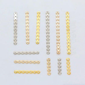 Silver Plated 5Hole 7Hole 10Hole 13Hole Spacer Bars Connectors