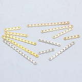 Silver Plated 5Hole 7Hole 10Hole 13Hole Spacer Bars Connectors