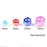 Transparent AB Round Acrylic Spacer Beads for Jewelry Making DIY