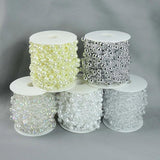 8+3mm Fishing Line Artificial Pearls Beads Chain String for Wedding Party Decor