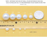 High Bright No Hole DIY Garment Beads Pearl ABS Round Beads Craft Jewelry
