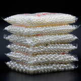 High Bright No Hole DIY Garment Beads Pearl ABS Round Beads Craft Jewelry