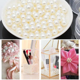 High Bright No Hole DIY Garment Beads Pearl ABS Round Beads Craft Jewelry