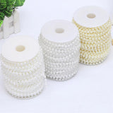 5M/lot Pearl Beads Chain Trim DIY Wedding Decoration