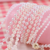 5M/lot Pearl Beads Chain Trim DIY Wedding Decoration